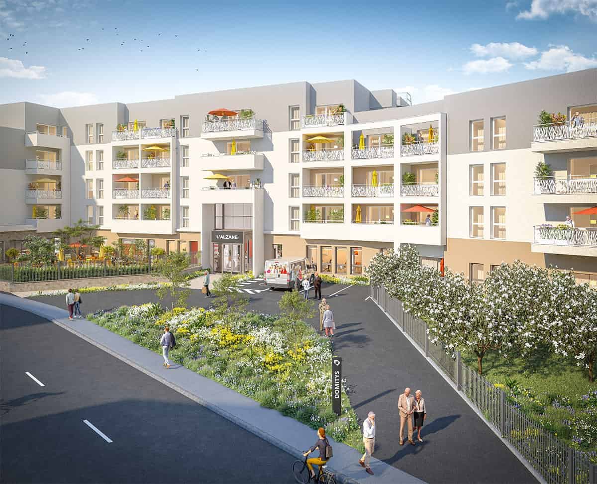 Résidence seniors Revente L'alezane par Domitys