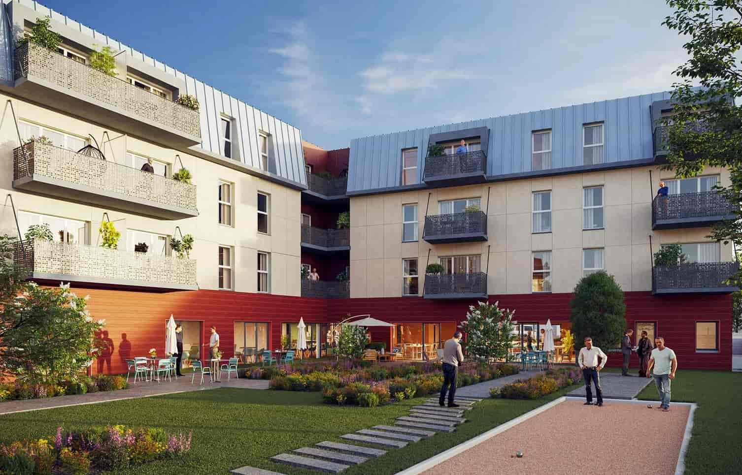 Résidence seniors Revente Les Arilles par Domitys