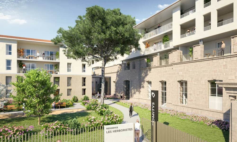 Résidence seniors Revente Les Herboristes par Domitys